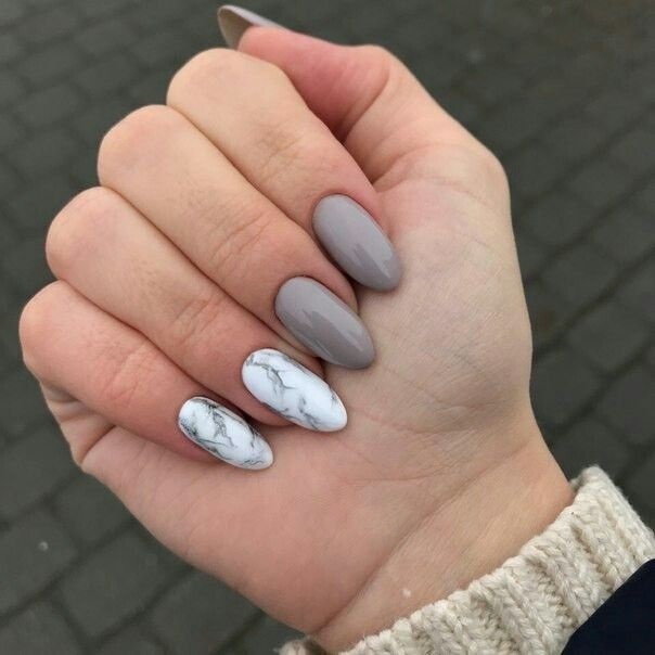 culori unghii cu gel gri modele