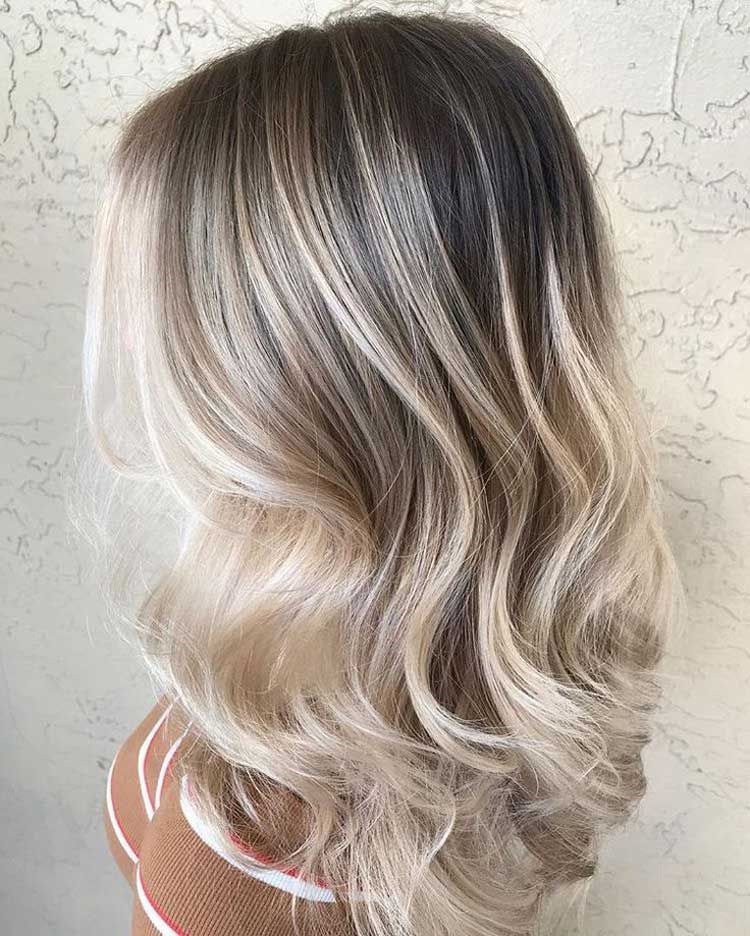 balayage par blond