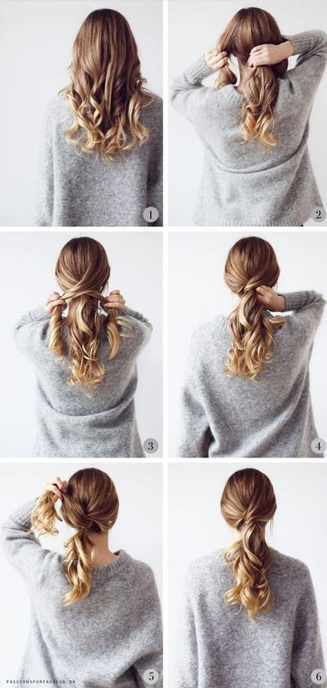 poze coafuri simple tutorial
