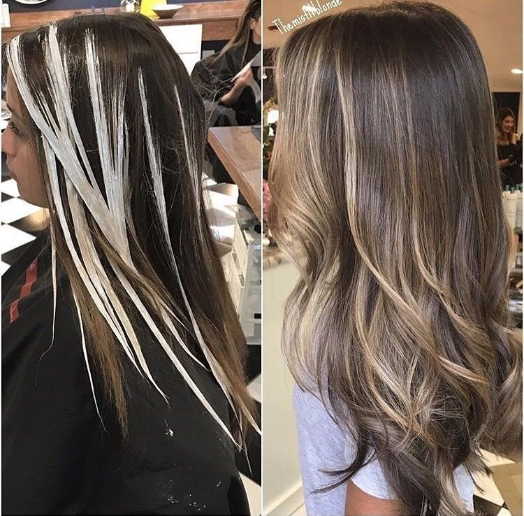 tehnica de vopsire balayage