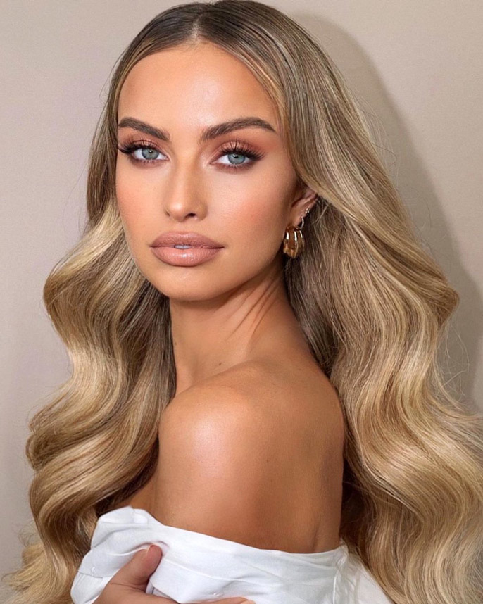 machiaj de seara pentru blonde modele