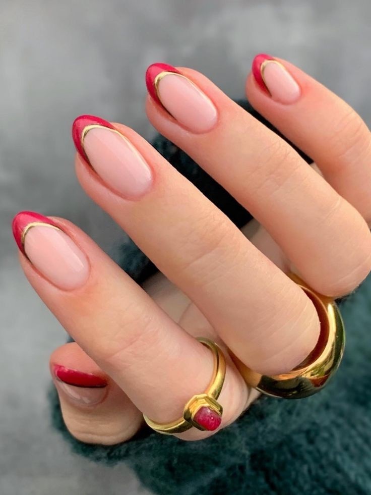 unghii cu gel french modele