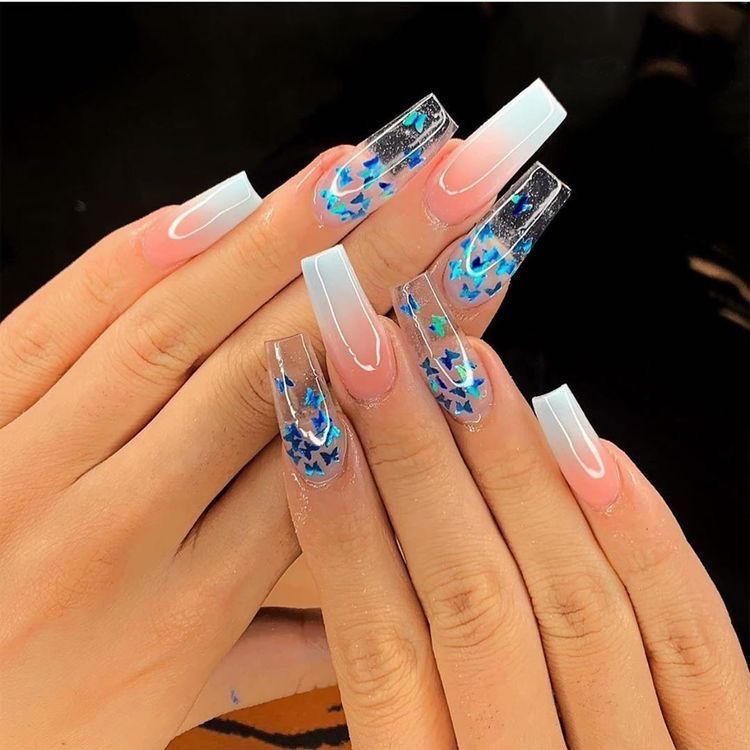 modele 2023 unghii cu gel transparente