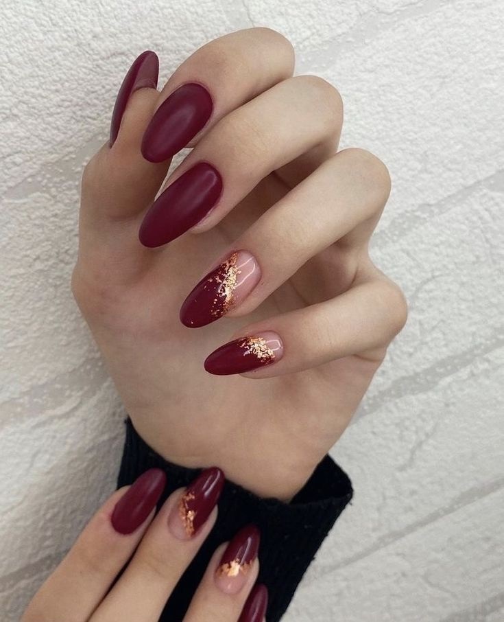 unghii de iarna rosii modele in trend