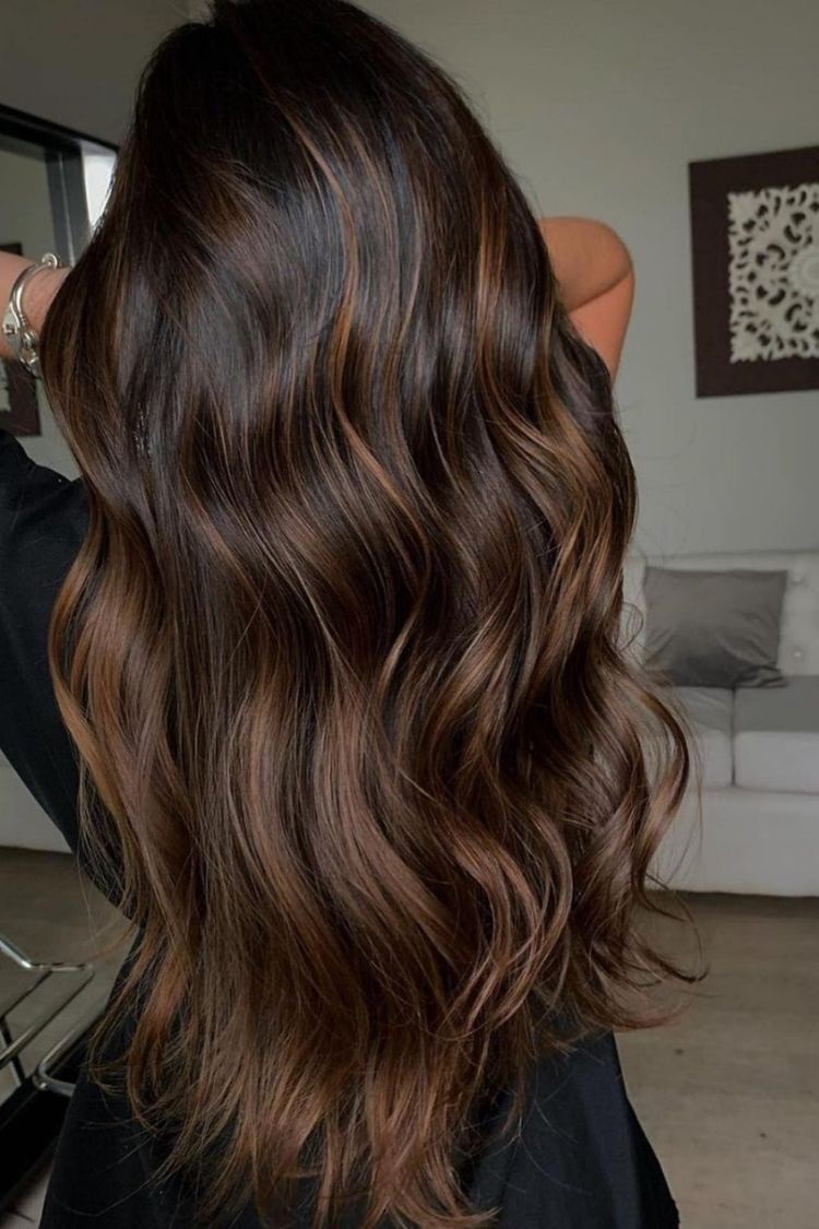 par balayage ciocolatiu