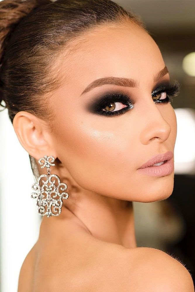 machiaj de seara smokey eyes