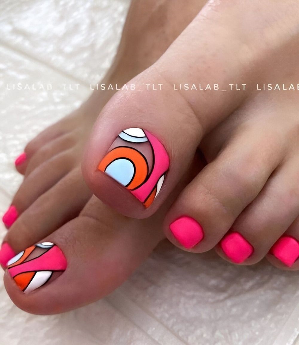 modele pedichiură de vară modele