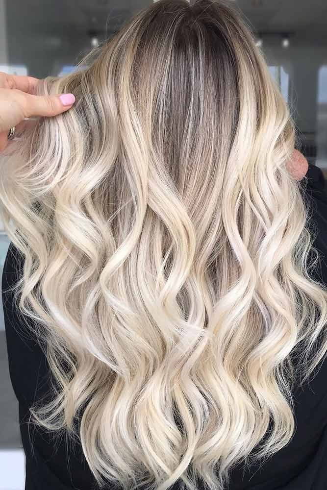 balayage par blond