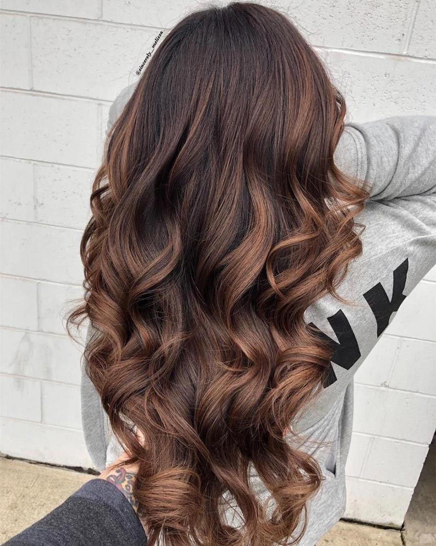 vopsea balayage ciocolatiu