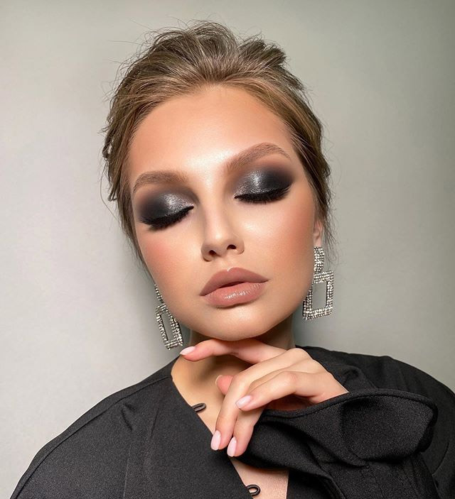 inspiratie machiaj de seara smokey eyes