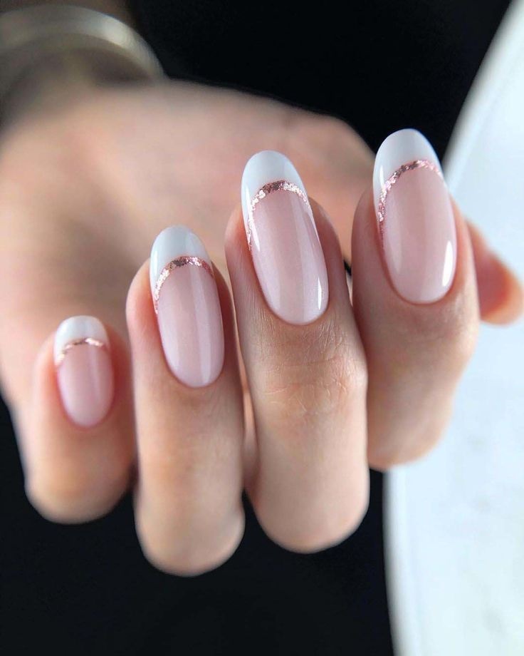 modele unghii french elegant