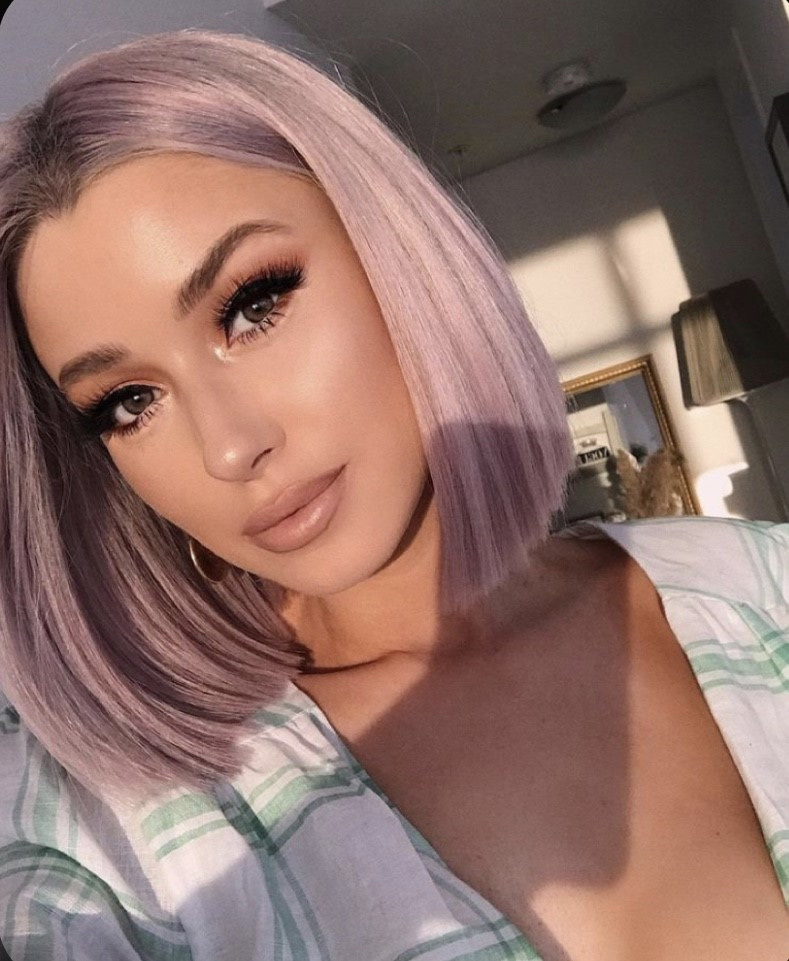 blond cenușiu perlat violet