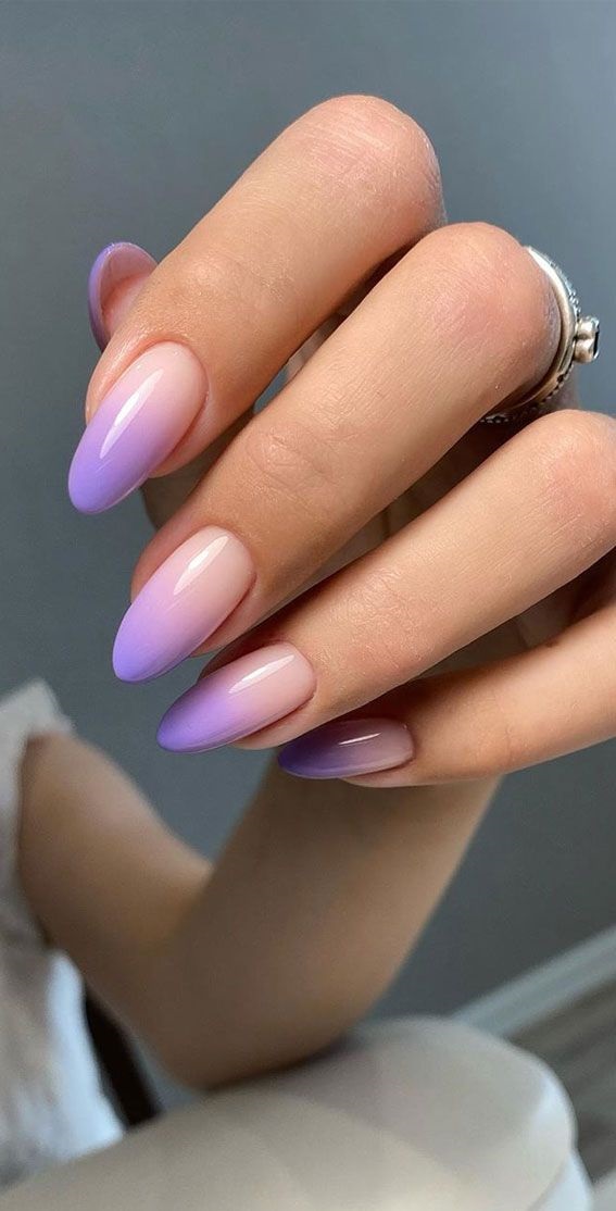 unghii cu gel mov