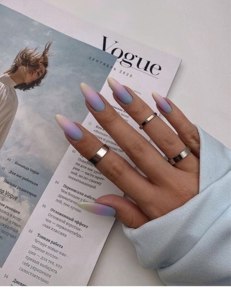 modele unghii ombre noi