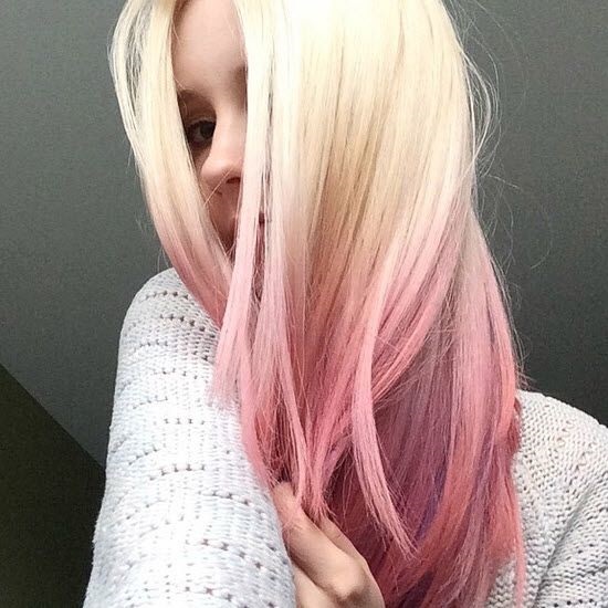 varfuri colorate par blond