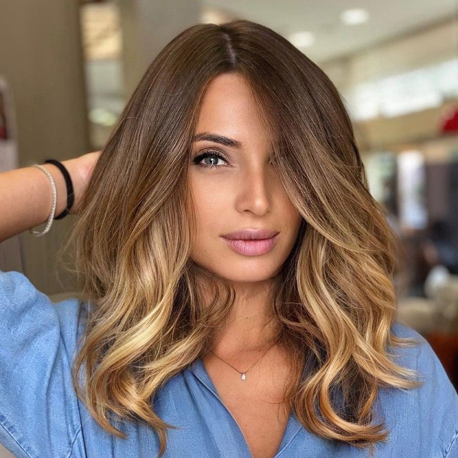 modele balayage par mediu