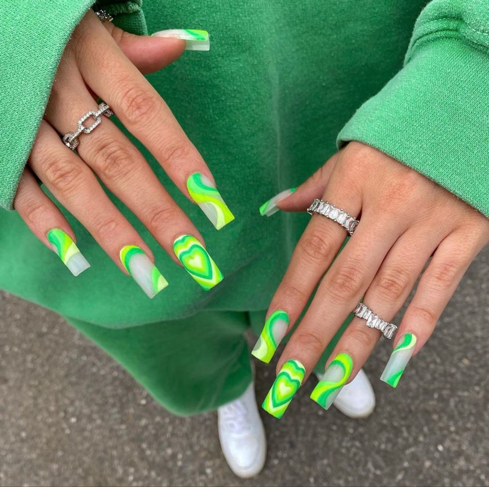 modele deosebite verde neon