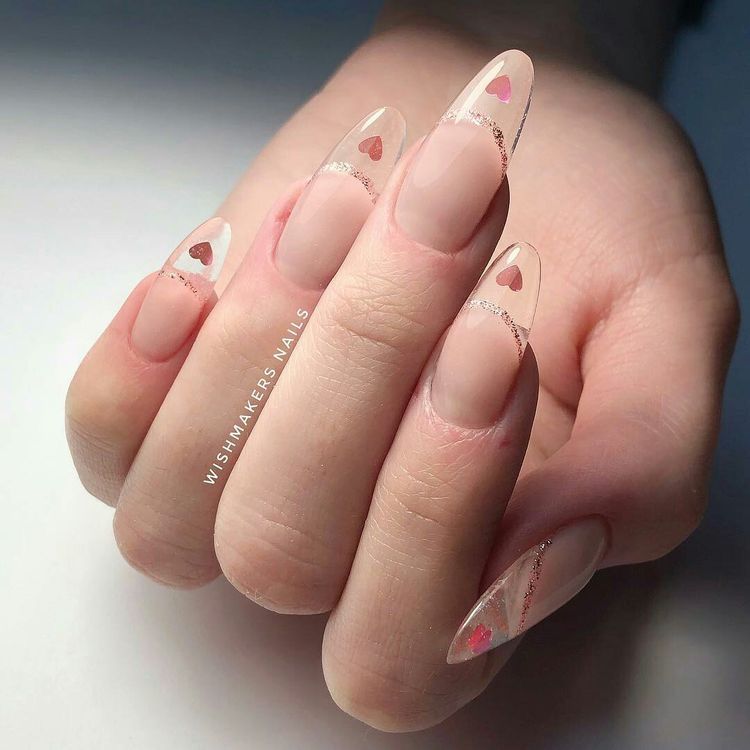 unghii cu gel transparente modele 2023