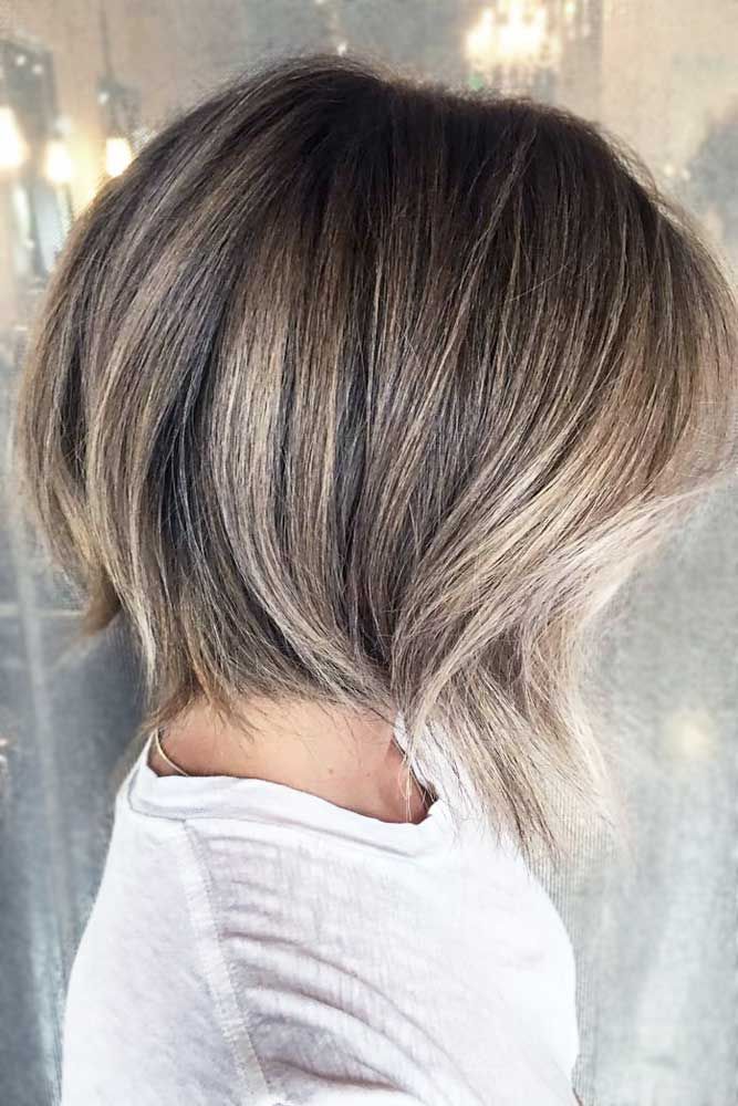 tunsori șuvițe blond cenușiu