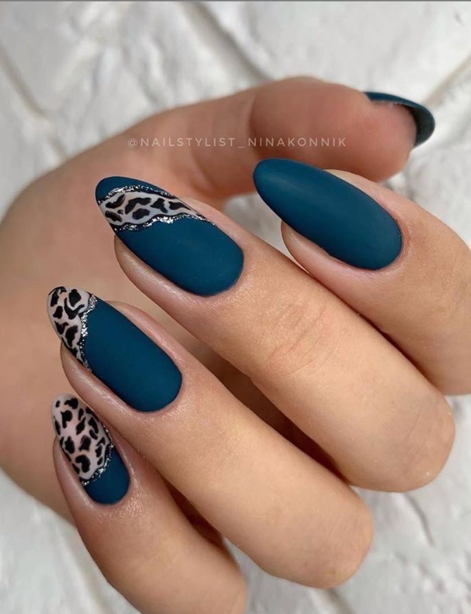 modele unghii cu animal print
