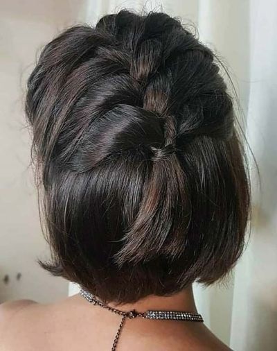 coafura par scurt impletita