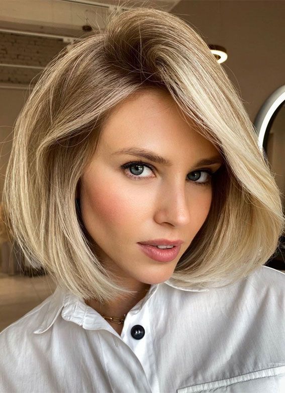 modele tunsori bob blond