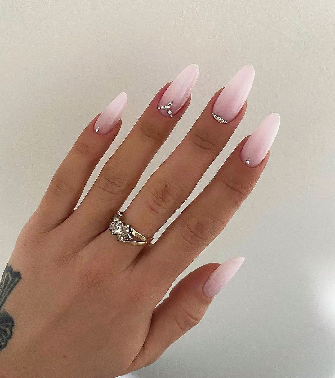 unghii cu gel ombre modele noi
