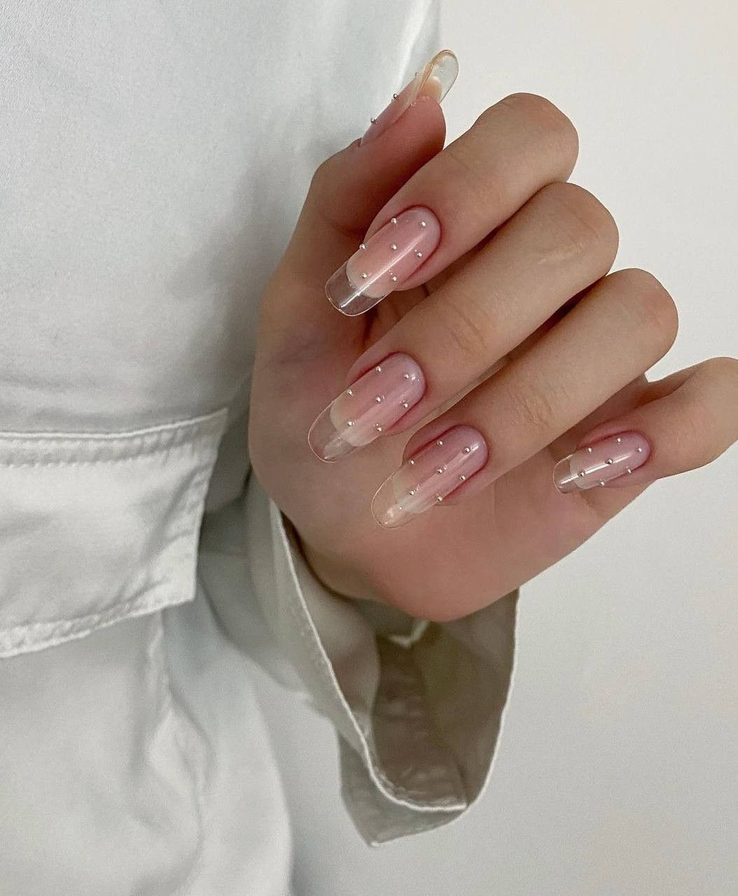 modele unghii transparente cu gel