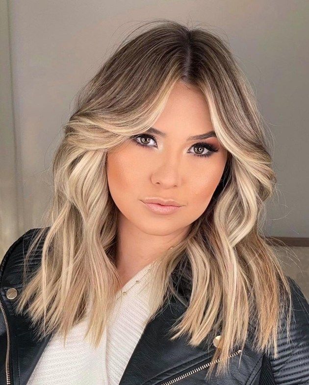 modele tunsori fața rotundă cu breton