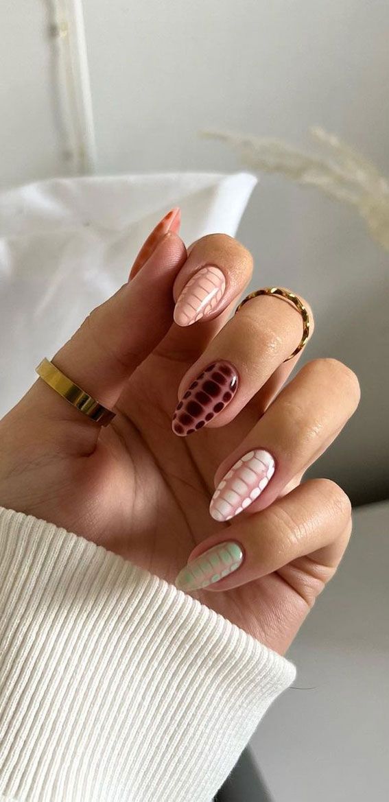 unghii animal print frumoase
