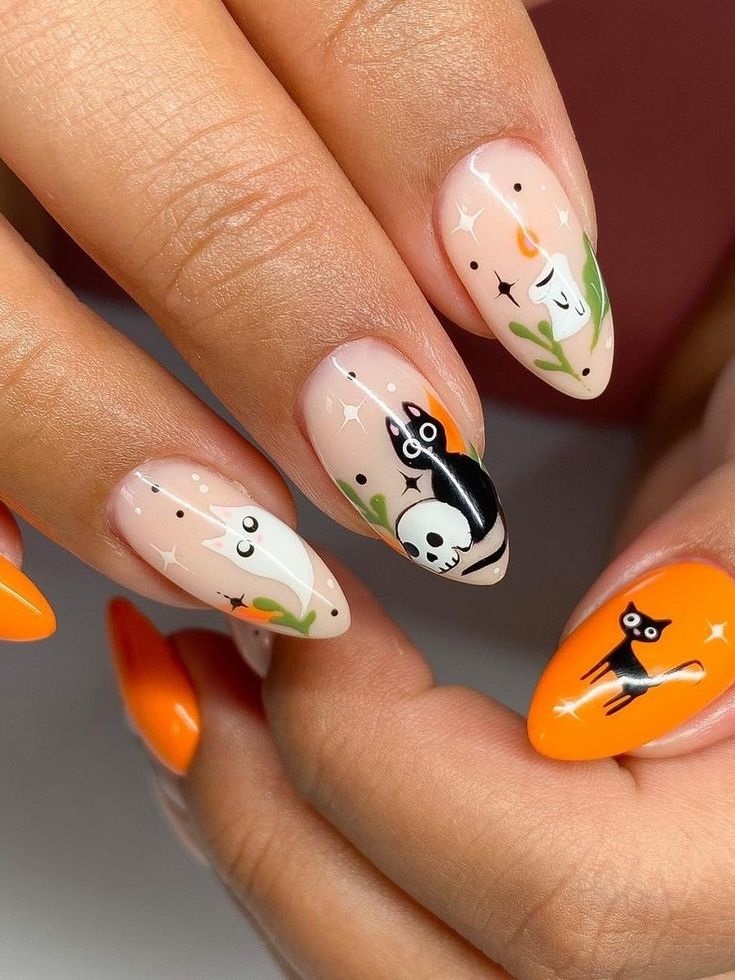 manichiură halloween