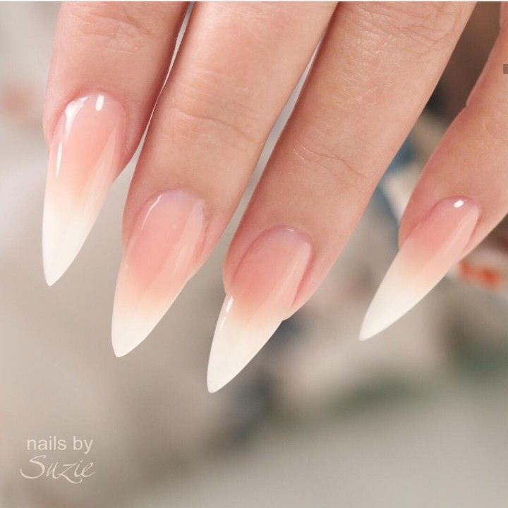 unghii cu gel baby boomer clasic