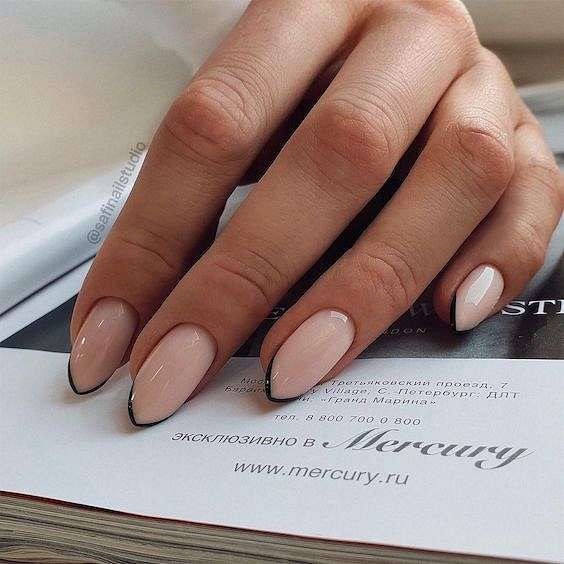 unghii cu gel rotunde modele french