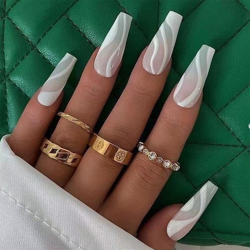 poze unghii cu gel lungi
