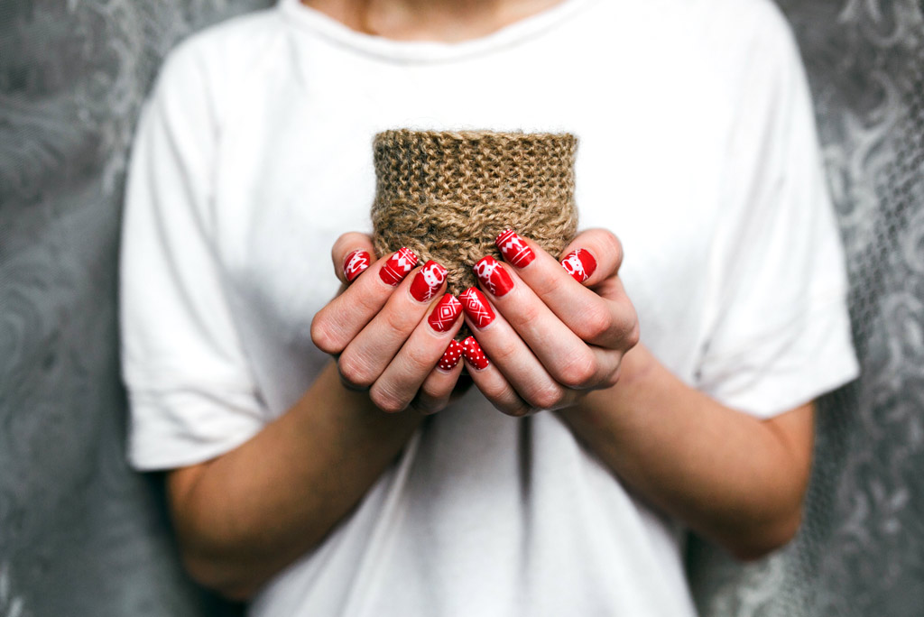 unghii cu gel pentru craciun modele noi