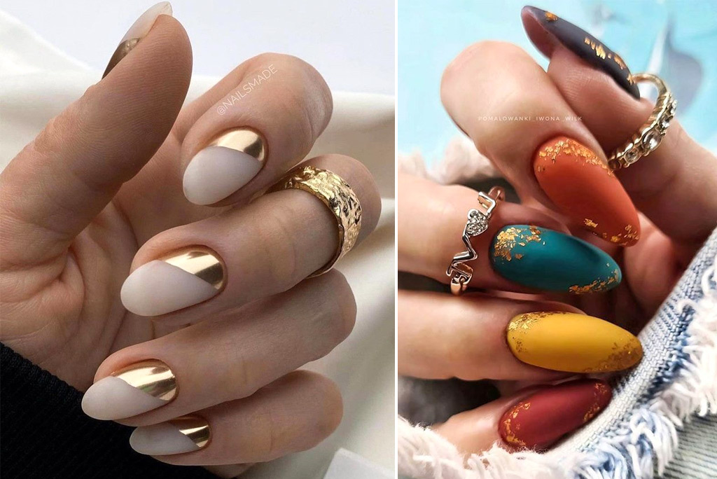 modele de unghii cu gel rotunde