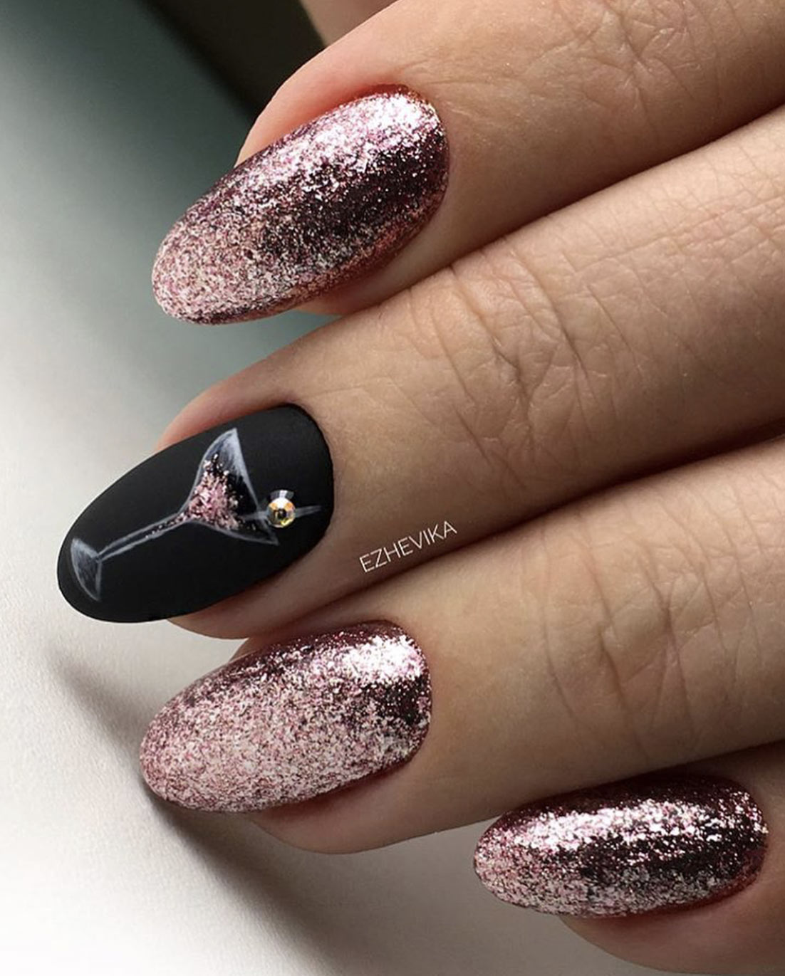 unghii cu gel de revelion