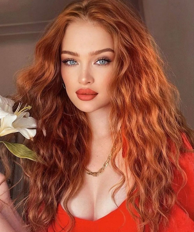 inspiratie machiaj de seara pentru roscate