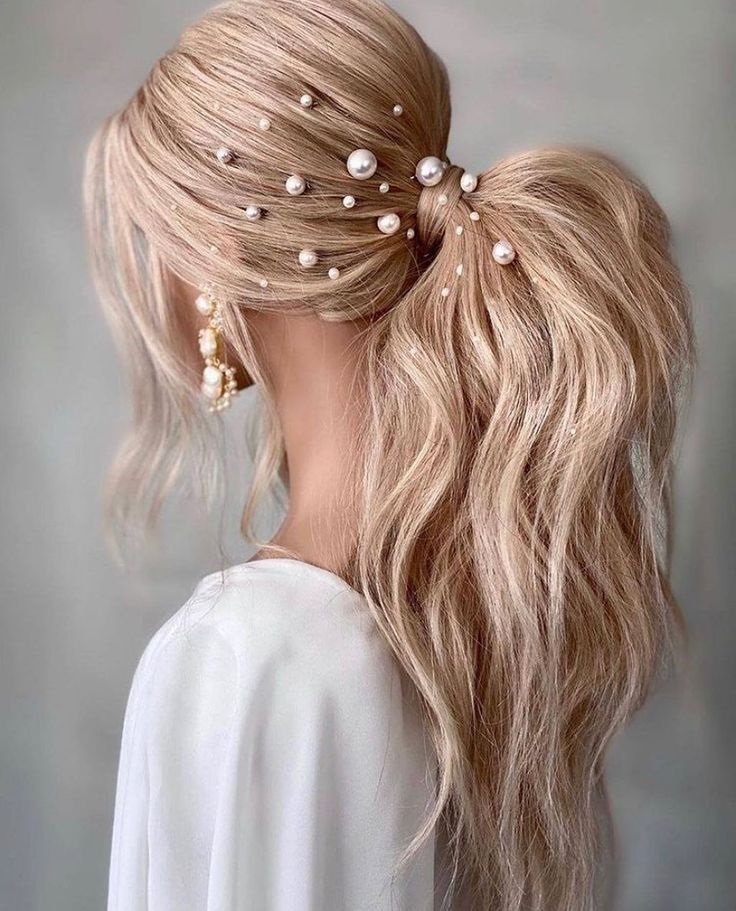 idei coafuri de nunta modele par lung