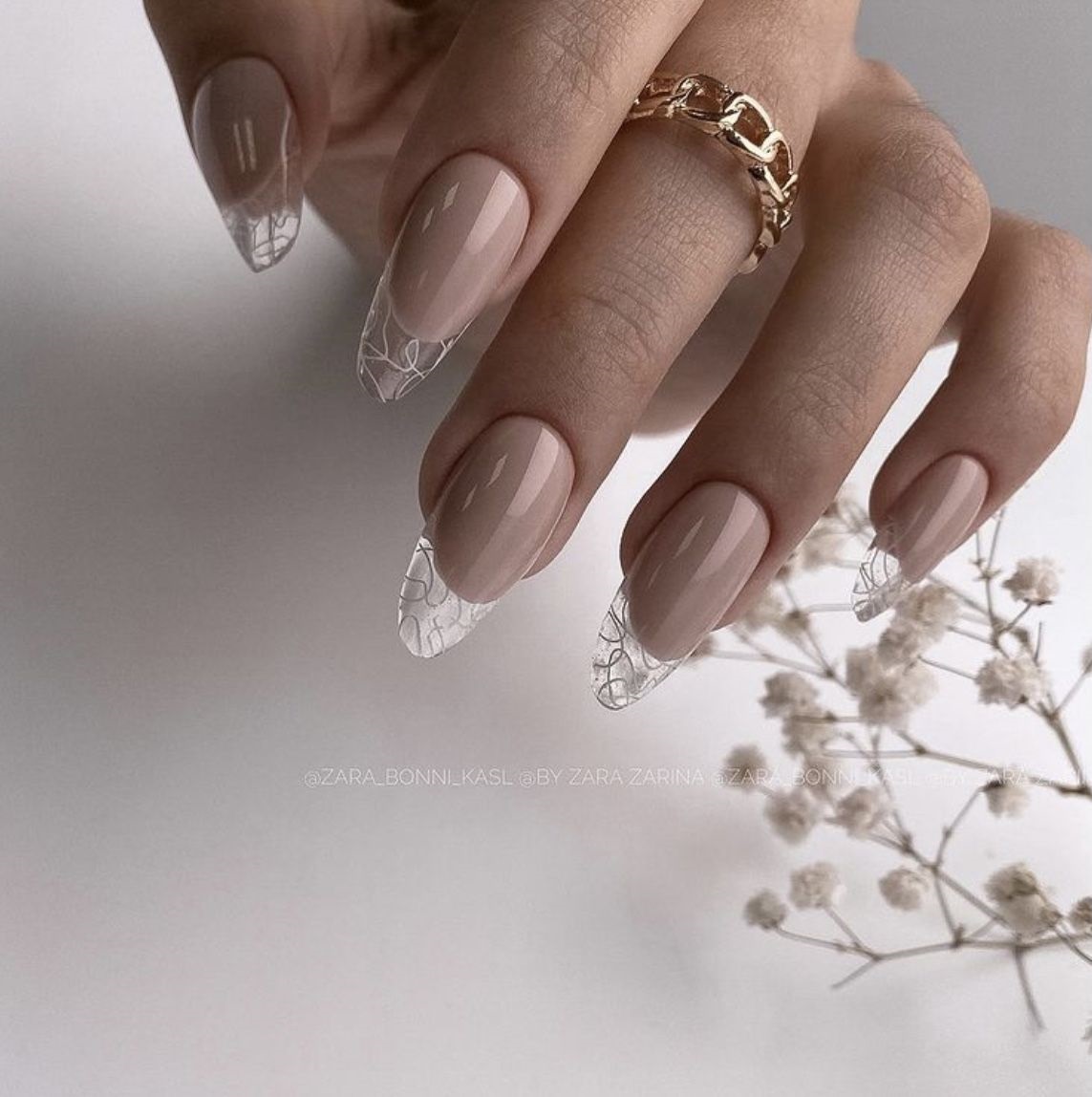 unghii french de interior