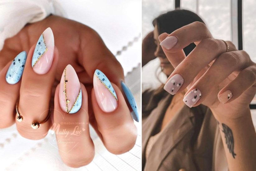 Unghii in culori deschise – modele perfecte pentru primavara